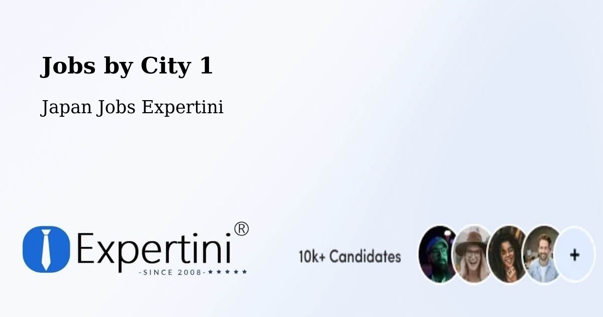 City Jobs in Japan - Expertini