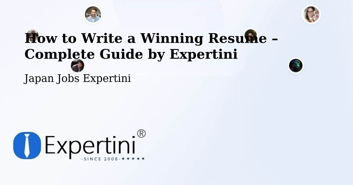 Resume Writing Guide for Job Seekers – Mutsu Shi - Mutsu Shi, Japan Jobs Expertini